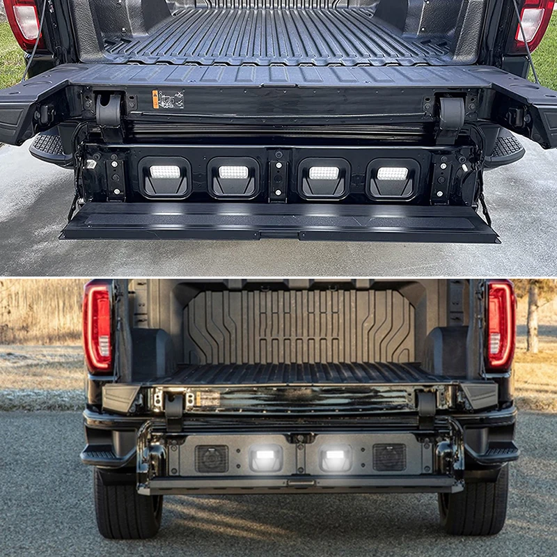 LED Rear Tailgate Step Light Kit - Set of 2