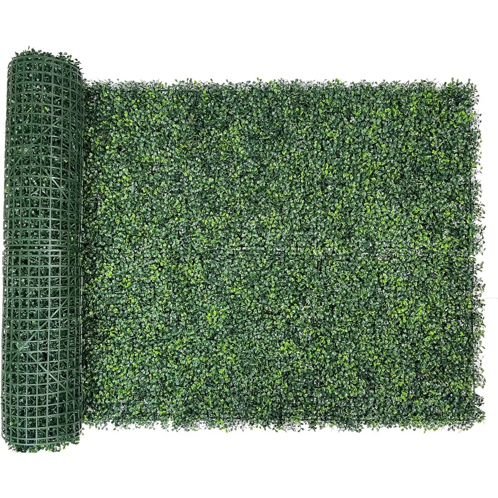 

Artificial Ivy Privacy Fence Screen,40"x120" (33.33 sqft) UV-Anti Faux Boxwood Roll Grass Wall Panels for Patio Balcony, Garden
