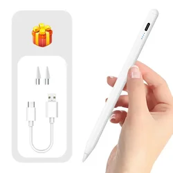 Universal Capacitive Stylus Pen for Touch Screen Tablets and Smartphones (WHITE)
