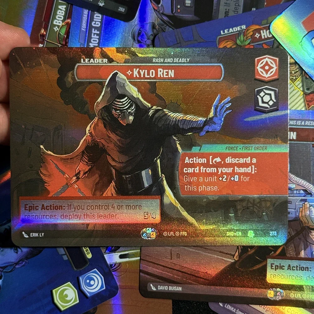 Star Wars Star Wars Galaxy Trading Cards Star Wars Unlimited TCG Cards - ' Shadows Of The Galaxy' Set Non-Foil Rare Cards (Ungraded) Star Wars  Unlimited Cards