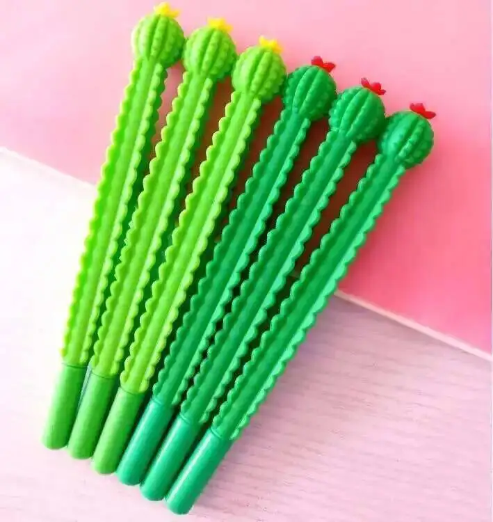 1 Stück Lytwtw's Cactus Gelstift Pflanzen Neutral Schule Bürobedarf Schreiben Schreibwaren Niedlich Kawaii Kreative Ziemlich Schöne Stifte – Detail 15