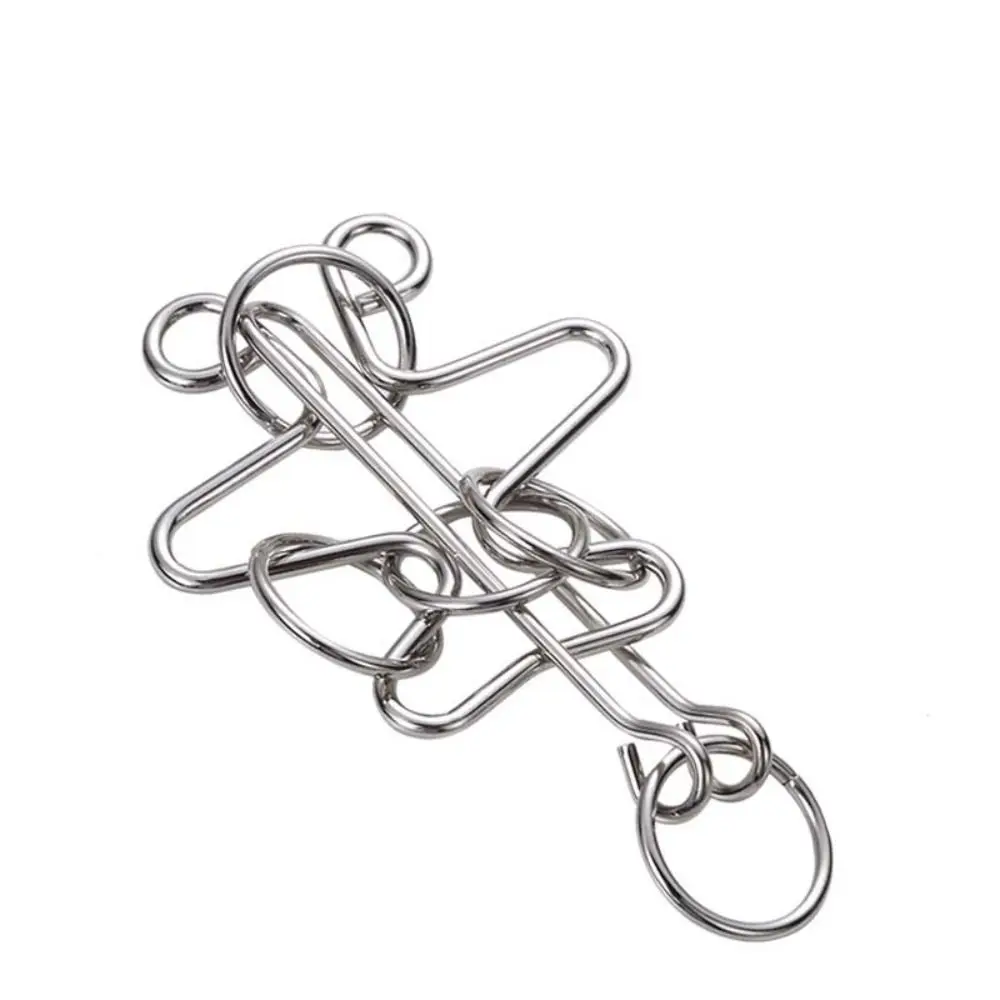 Intricate 3D Metal Brain Teaser Puzzle - Mind Challenging Interlocking Toy for Cognitive Development