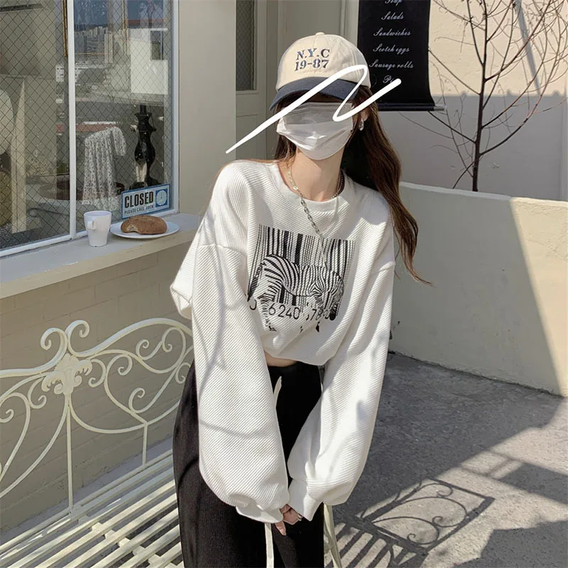 Fashion Bear Oversized Hoodie Sweatshirts Women Korean Cute Hoody  Streetwear Girl Autumn Harajuku Tops Female Autumn Hoodie - AliExpress