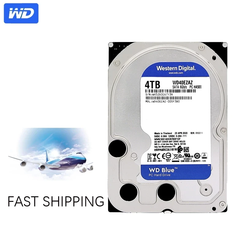 Internal Hard Drive Hard Drive Mechanical Hard Drive WD Blue 500GB-6TB 3.5" 64M Cache SATA III 6Gb/s For Desktop