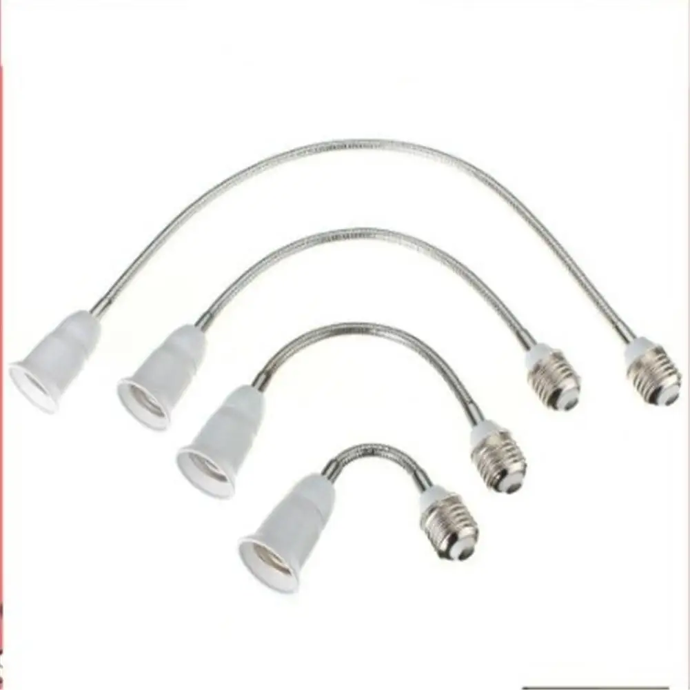 E27 Flexible Led Bulb Base Light-weight Various Sizes Extension Adapter Socket Hardware For LED / Halogen / CFL Bulbs