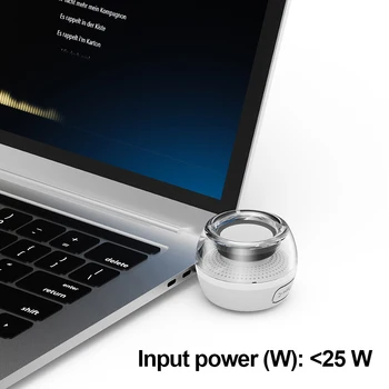 Altavoz inalámbrico de cristal potente 2