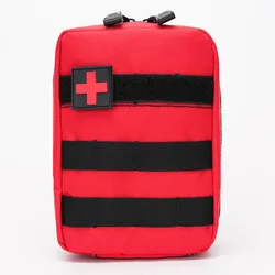 Large Tactical First Aid Survival Pouch (Red)