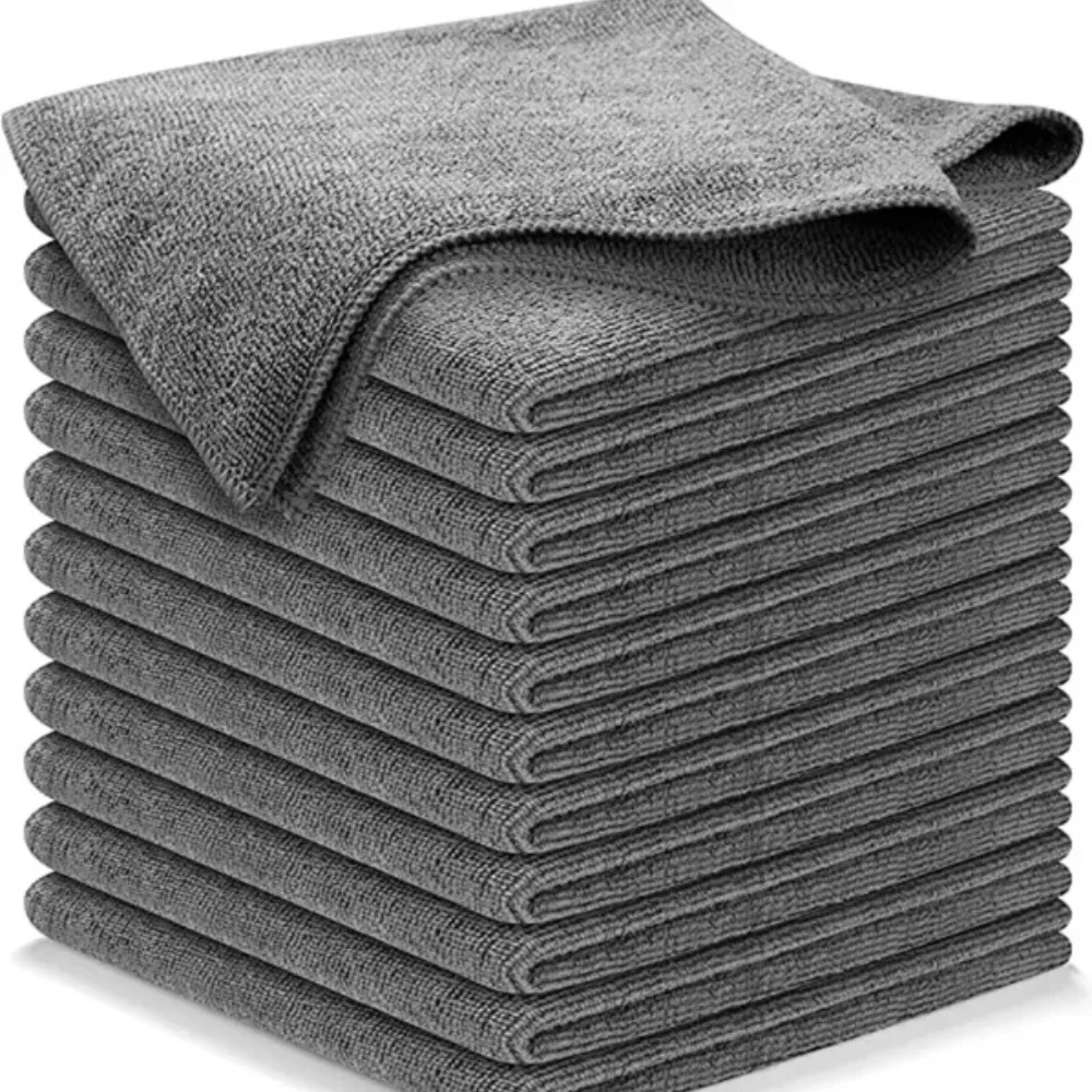 1pc 30*30cm Water Absorbent Towel Housewares Microfiber Cleaning Cloths for Cars Red Yellow Blue Towel Kitchen Dishwashing Cloth