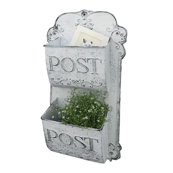 야외 벽 마운트 사서함, 금속 글자 상자, 프랑스 농촌 스타일, 바람 저장 상자, 홈 장식, 메시지를 남겨주세요