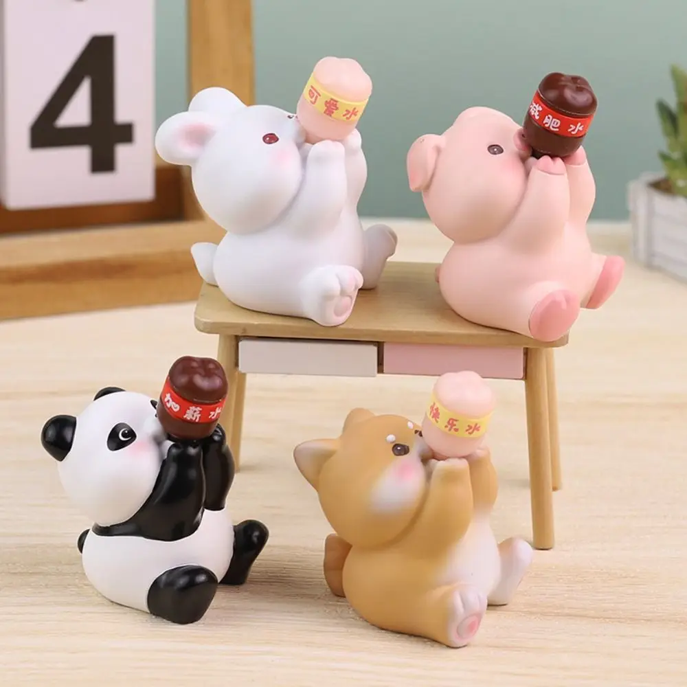 

Cute Cartoon Animals Figurines Toy Home Decoration Auto Dashboard Car Ornaments