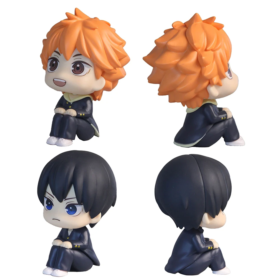 Tongyundacheng 3 Figuras De Anime Haikyuu Look Up De Tobio Kageyama Hinata Shoyo Oikawa Tooru 10,5 Cm Estatua Para Decoración De Tartas, Modelo De Decoración De Escritorio