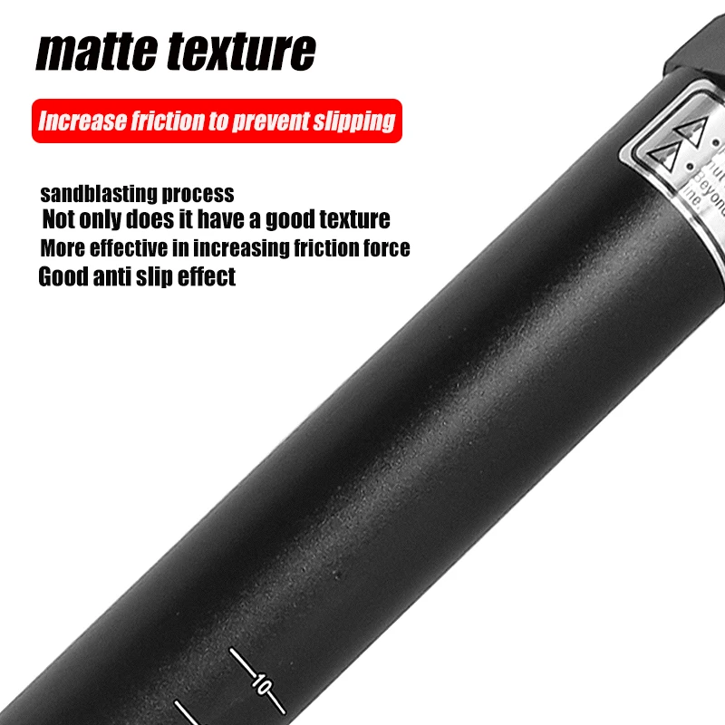 Aluminum alloy bicycle seat rod Seat Post Tube 25.4/27.2/30.8/31.6 bicycle parts 190/300/350mm Road Bike Seat tube   ﻿