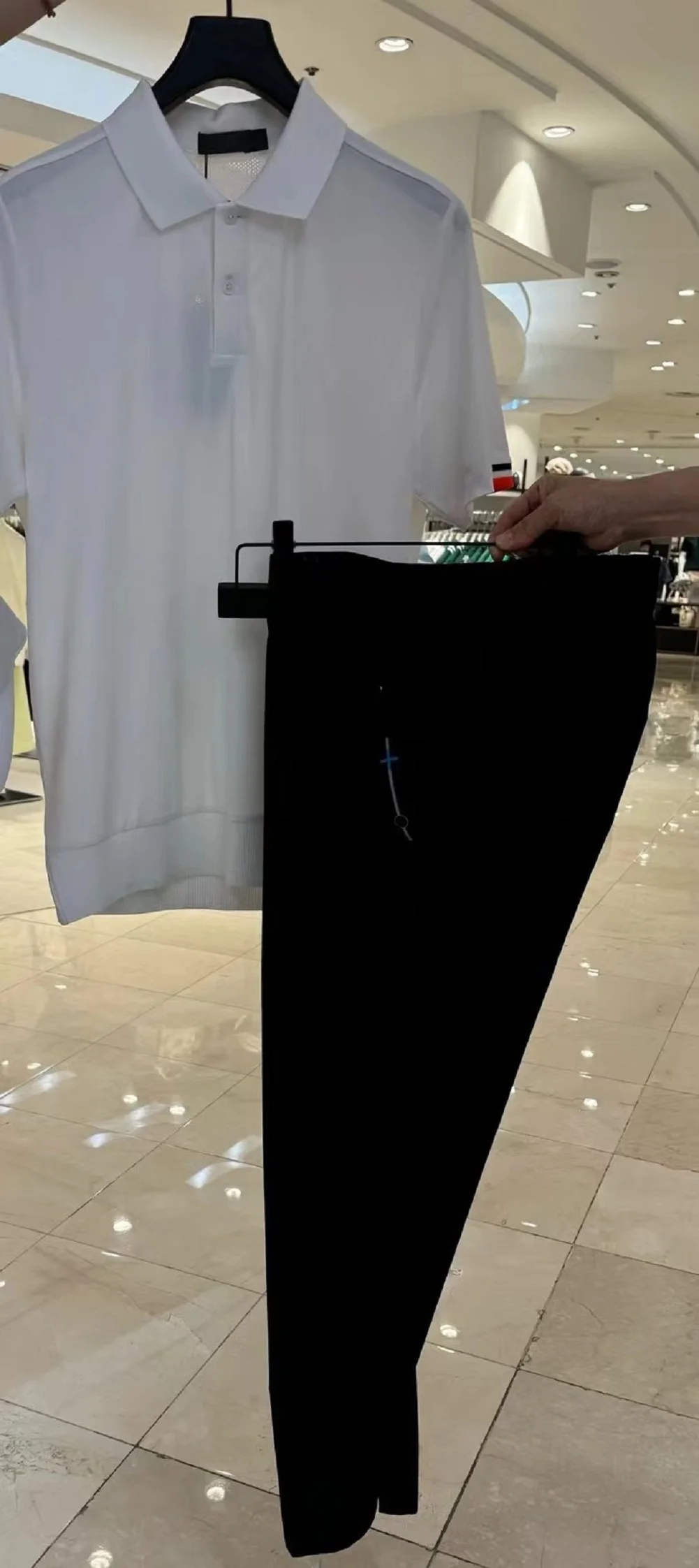 Spring autumn golf elastic band waist long pants for men luxury casual trousers bottom