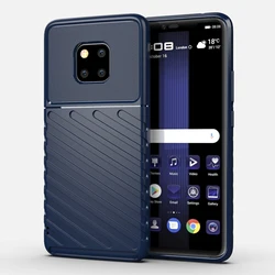 Premium Shockproof Luxury Thunder Phone Cover for Huawei and Honor Series (Blue)