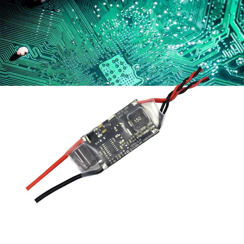 15A 3-12S FPV Receiver Power Supply Voltage Regulator External BEC (UBEC) 5V Step-Down Regulator Module For RC Airplane, Durable
