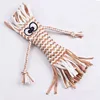Dog Rope Chew Toy Straw Head Braided Knot Doll Squeaker Sound Toy Molar Dog Toy Pet Training Pet Interactive Toy Pet Supplies 4