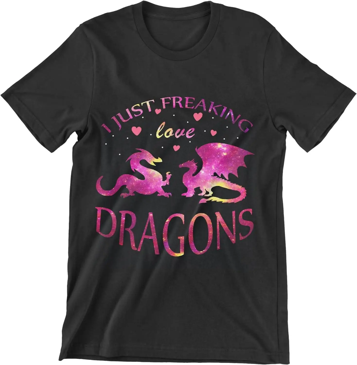 

Футболка Touchish I Just Freaking Love с драконами, подарки с коротким рукавом, Классическая забавная футболка с животными, 100 хлопок