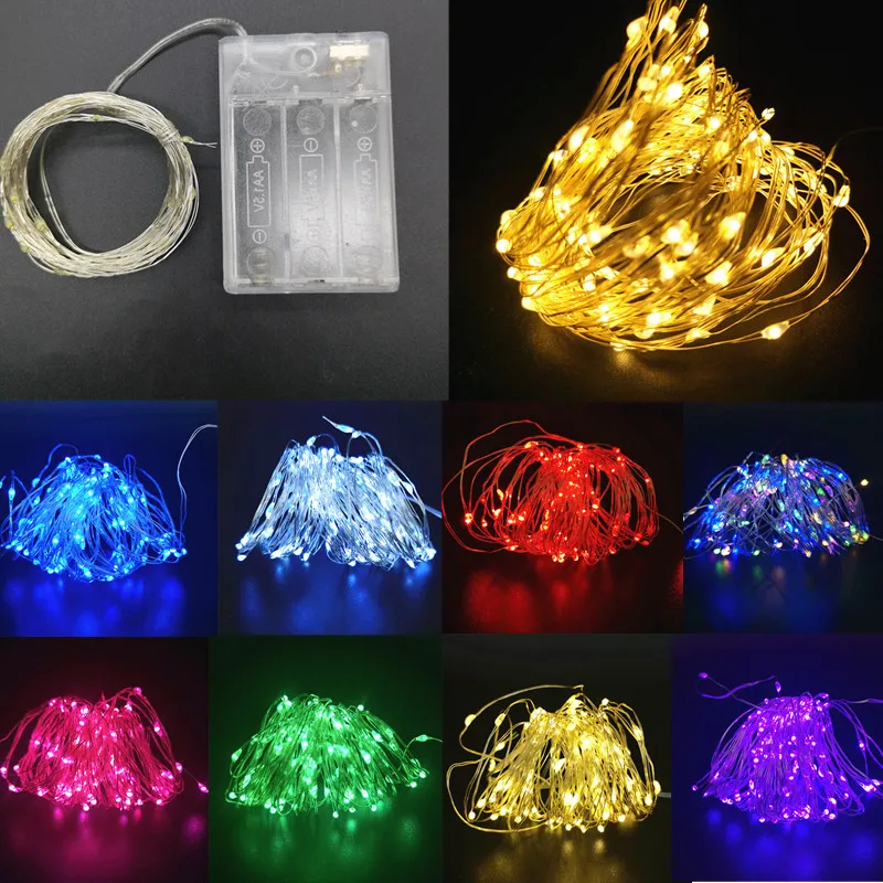 Enchanting Battery-Powered LED Fairy String Lights