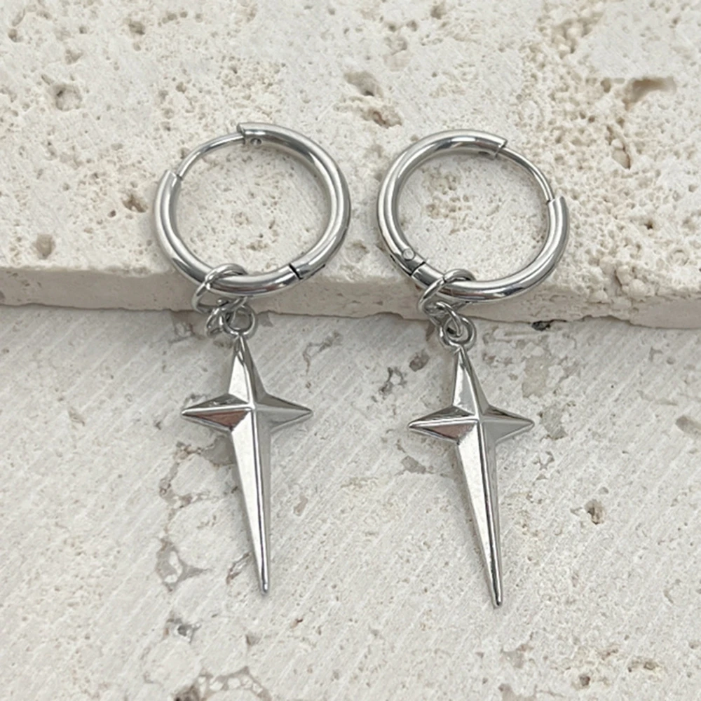 VINTAGE HOLLYWOOD★[925 Silver] Cross Ring Earrings ピアス il_fullxfull.3521808278_osqu.jpg