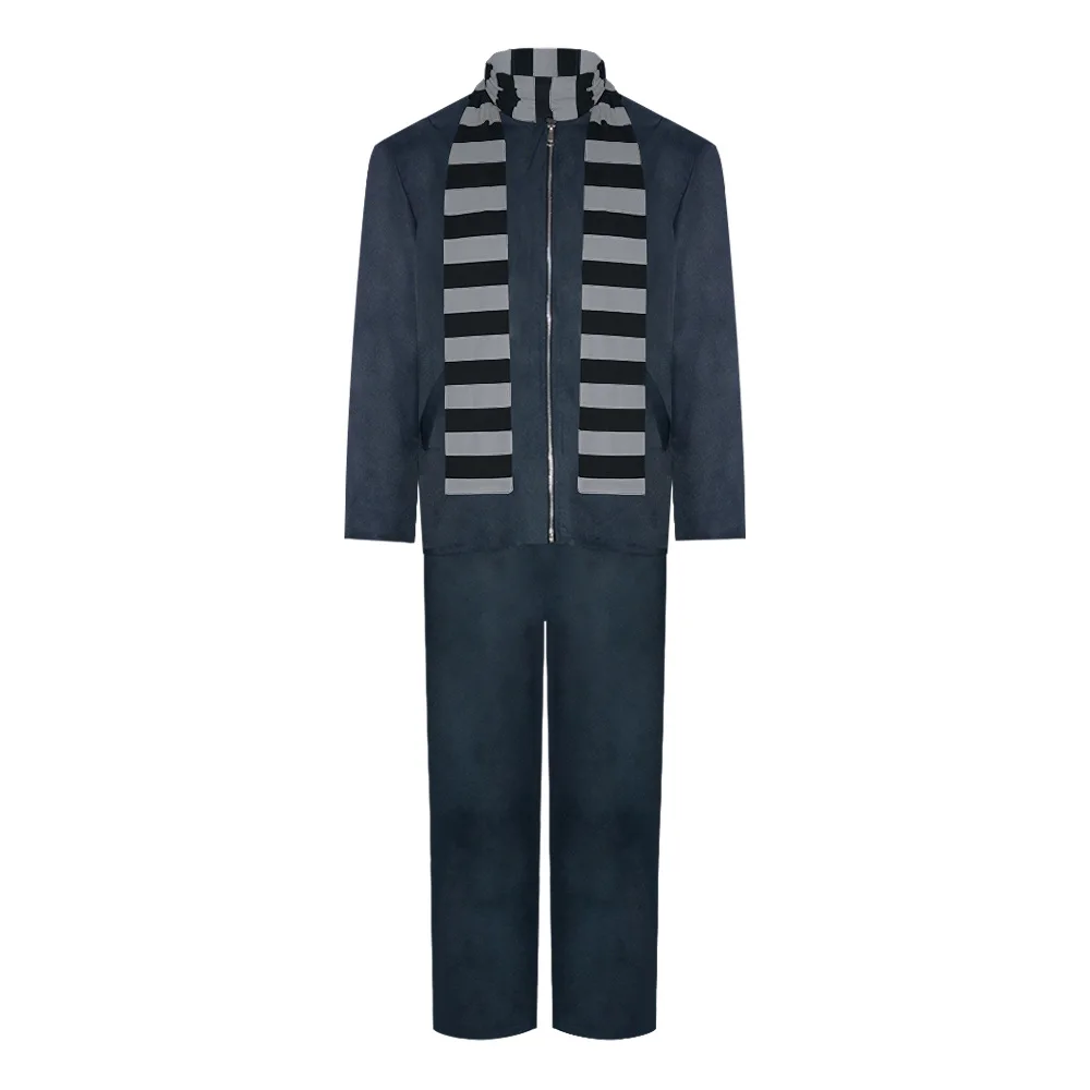 Máscara de disfraz de los Minions de la película, mascarilla de Cosplay  para fiesta de Halloween, Top + Pantalones + bufanda + máscara, 3 piezas -  AliExpress, image size:1000x1000