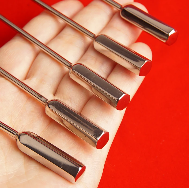 Penis Sex Toys Stainless Steel Urethral Sound Bullet Shaped Tip Penis Sounding Plug Metal Urethra Dilator Masturbation Sounding Penisplug