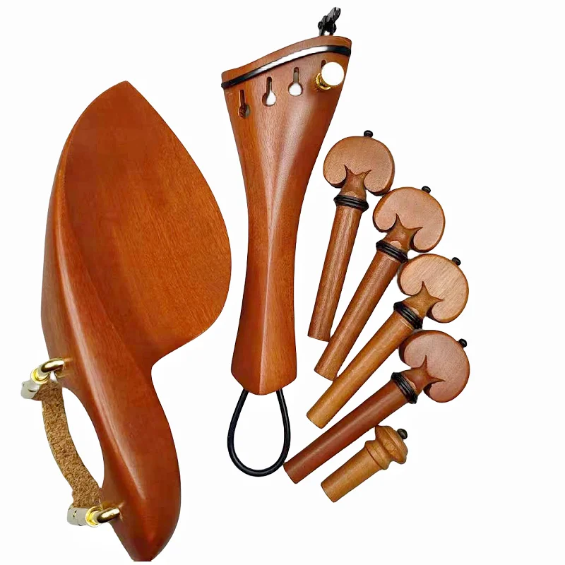 新形状バイオリンアクセサリー部品継手キットセットペグテールピース