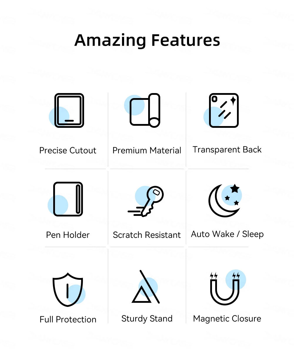 Estojo p tablets e e-books