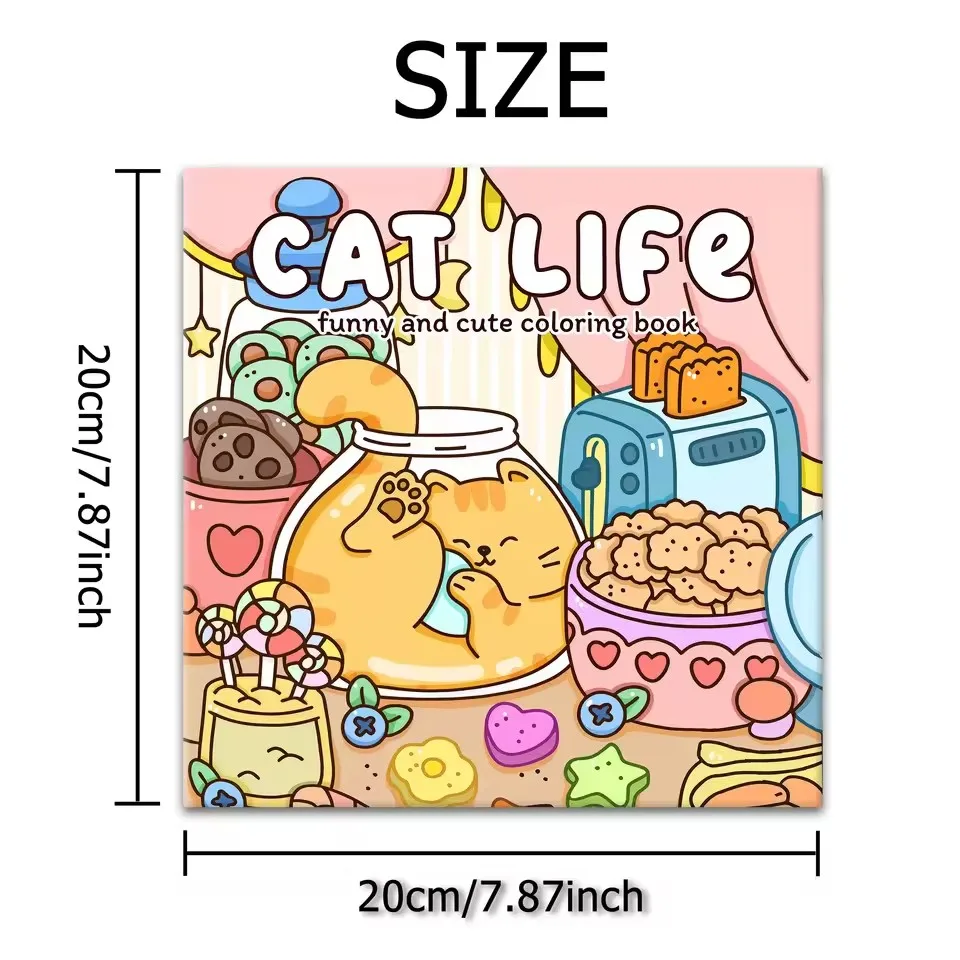 Cat Life Coloring Book 2