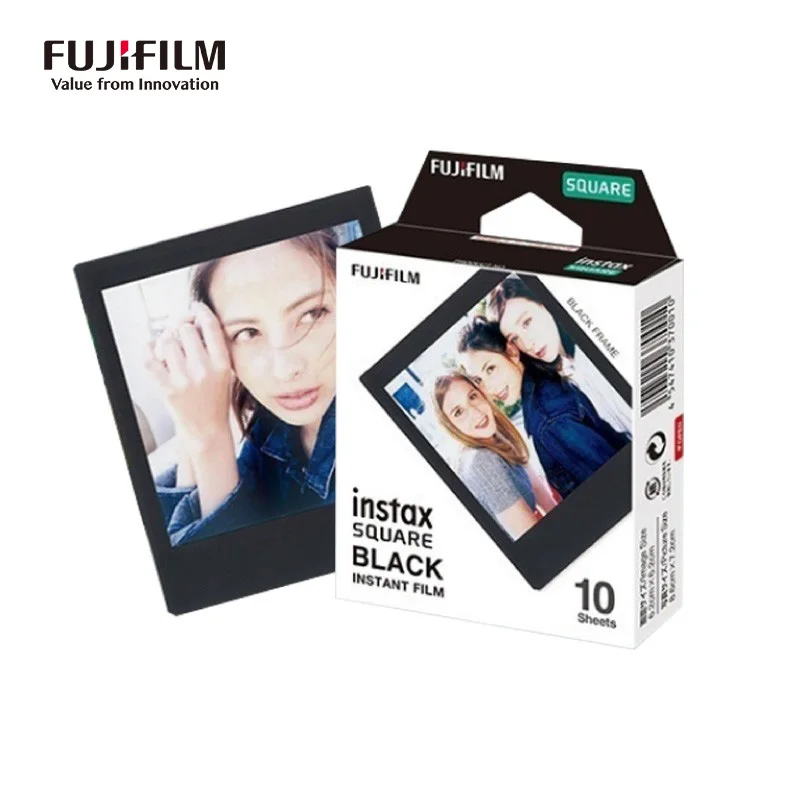 Оригинальная пленка Fujifilm Instax Square Instant white edge, цветная пленка для камер гибридного формата Fuji SQ10 SQ6 SQ1 SQ20 SP3