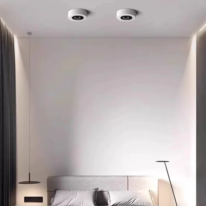 Ultra-thin COB Downlight 7W 10W 12W Surface mounted LED Anti-glare Ceiling Light For Living room Bedroom Corridor Hallway AC220v For Led Downlight Ceiling Lamps