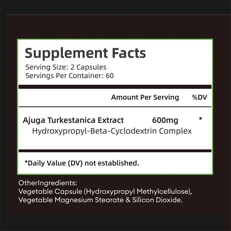 Turkesterone-Natural Anabolic Agent for Lean Muscle Growth and Strength Enhancement Provides Energy and Endurance muscle supplement