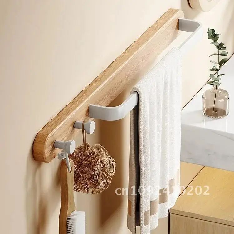 Nordic towel rack with space for bathroom towels hooks bathroom wood accessories aluminum and for solid kitchen towels hooks