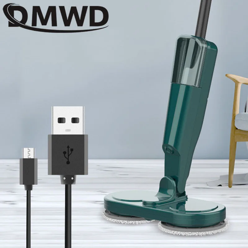Mop Da Pavimento Elettrico Usb Con Spruzzatore Spin And Go Mop Portatile Senza Cavo E Serbatoio Dell'Acqua Lavaggio A Pavimento Mop Pulizia Domestica