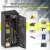 Large Electronic Keypad Gun Cabinet for Home Defense - 8-12 Gun Storage with Adjustable Shelves, Rifle Rack, and Ammunition Stor 6