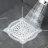 100/5pcs Mesh Disposable Floor Drain Sticker Hair Catcher Stopper Anti-blocking Filter Sticker Bathroom Shower Cleaning Tools 3