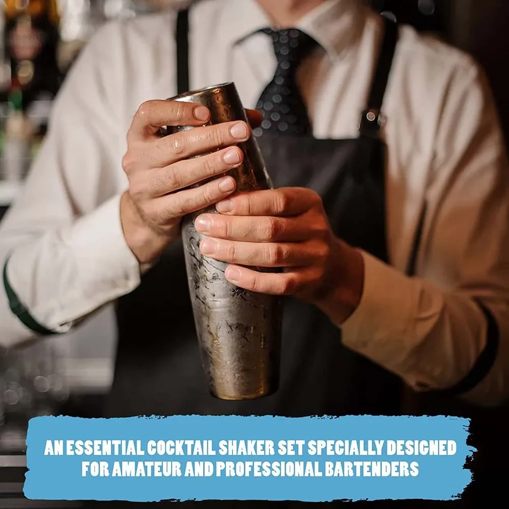 700/600ML Stainless Steel Hall Cup Bartender Jug Stirring Cup Cocktail Tool Bartender Boston Mixer Bar Cocktail Shaker