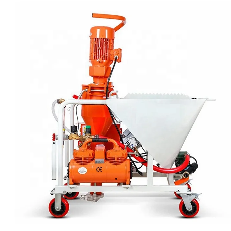 

Dry Mix Plastering Machine Mortar Cement Gypsum Base Spray Plastering Machine