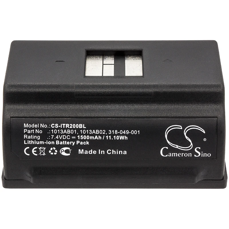 

Portable Printer Battery For Intermec 1013AB01 318-049-001 PR2 PR3 Capacity 1500mAh / 11.10Wh Color Black Volts 7.40V Li-ion