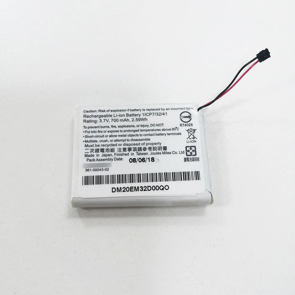 

Li-ion Battery 3.7V 700mAh For GARMIN Approach G30 Rechargeable Li-ion Battery 361-00043-02 Part Replacement