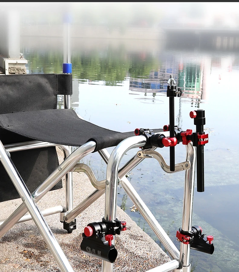 Portable 360 Degree Adjustable Fishing Rod Holder Fishing Chair Mount  Umbrella Stand Rack Rotating Fishing Seat Holder - AliExpress