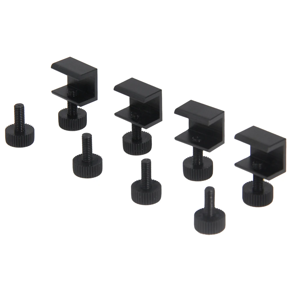 4PCS/Pack Ender 3 Pro Glass Bed Clips Clamps Adjustable 3D Printer Heat Bed Fixed Clips for Ender3/pro/V2/3S,Ender 5/CR-10Series