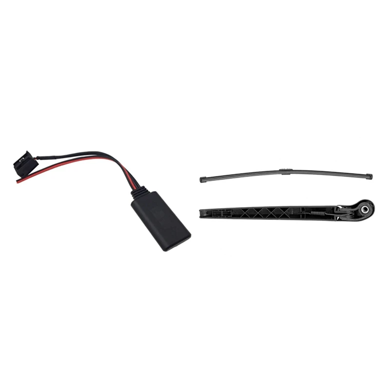 

Автомобильный Bluetooth-приемник, 1 шт., модуль Bluetooth, Aux-In аудио музыкальный адаптер, 1 шт. рычаг стеклоочистителя и Щетка стеклоочистителя