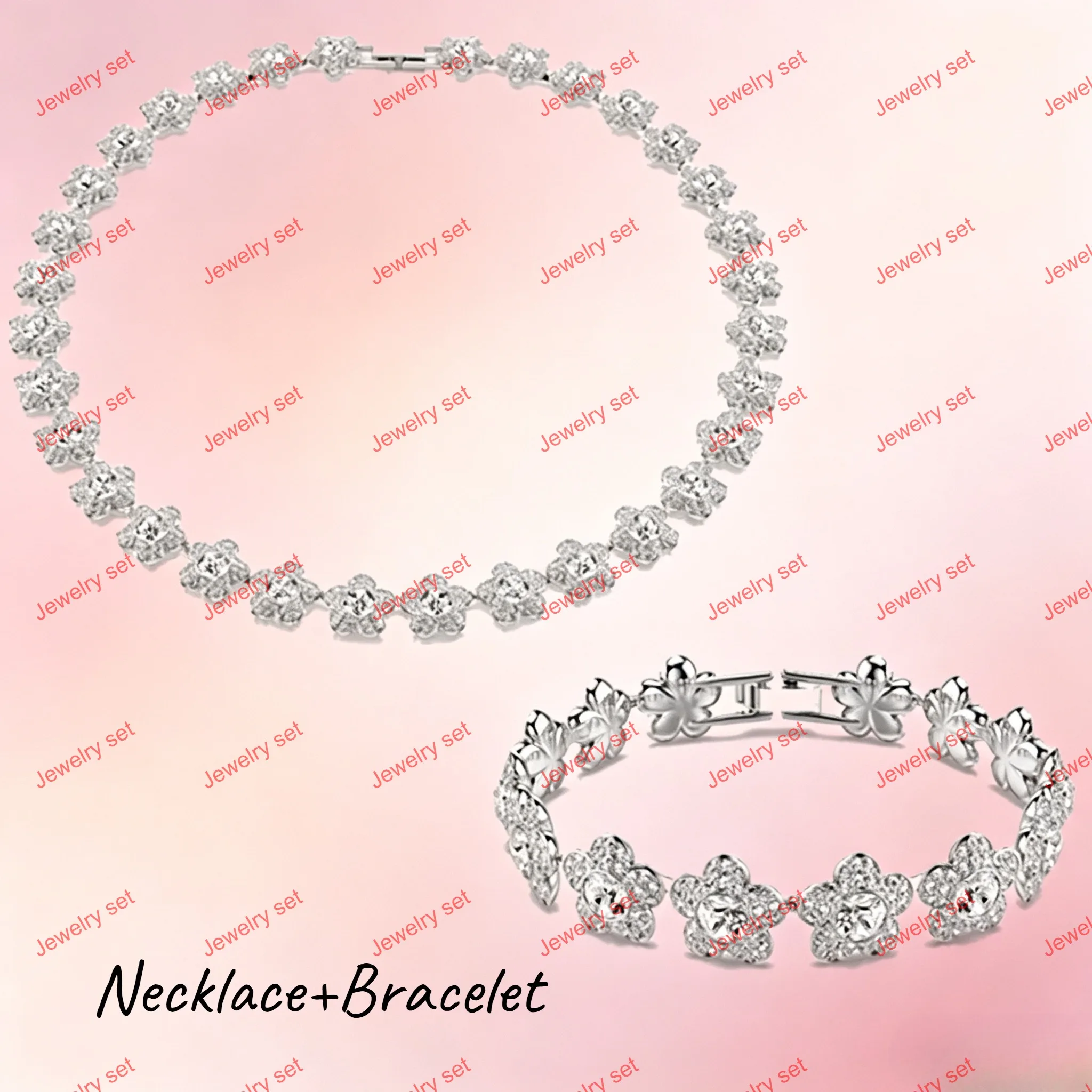 2026 High Quality Shiny Luxury Brand Fine Jewelry Sets Exquisite Fine Fashion Party Gifts for Women New Christmas Ornaments - 5