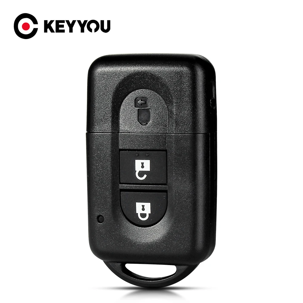 2 Buttons Replacement Smart Remote Car Key Shell for for Nissan X-trail Qashqai Pathfinder Micra NV200 Smart Key case key shell car key shell key case