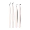 Multifunctional Tweezers Stainless Steel Eyelash Tweezers Grafting False Eyelash Patches False Eyelash Aids Portable Tweezers Be 3