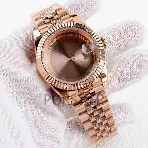 36/39mm Nh35 Watch Case 20mm Width Jubilee Strap Solid 316L Stainless Steel for Datejust NH35 Nh36 Movement 28.5mm Dial Parts - Image 36
