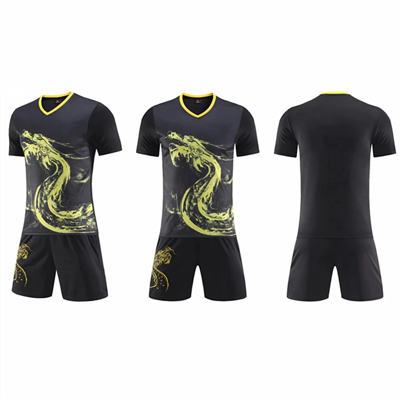 

Men Soccer Jersey Breathable Adult Training Suits Running Sets Quick Dry Jogging Sportswear Football Sport Uniforms Sets