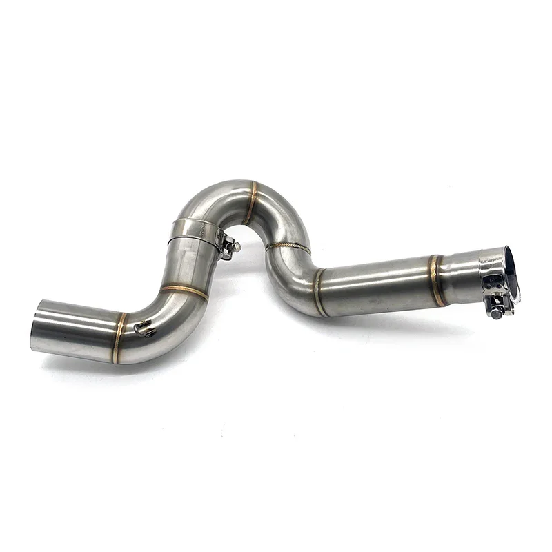TRK 502 Motorcycle Exhaust Middle Link Pipe Muffler Sistemas De Escape Moto Exhaust Fit for Benelli 502C 502X TRK502 -