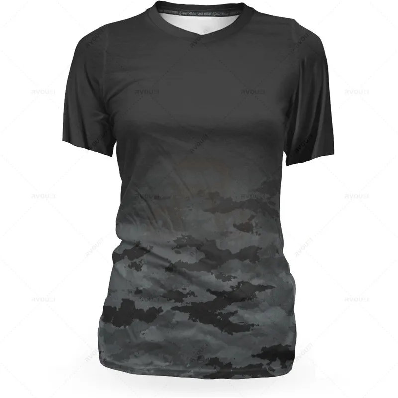 thumbnail image 1 of Traje de descenso de motocross, camisetas transpirables de bicicleta de montaña BMX, maillot de secado rápido, nuevo enduro, 1 of 5