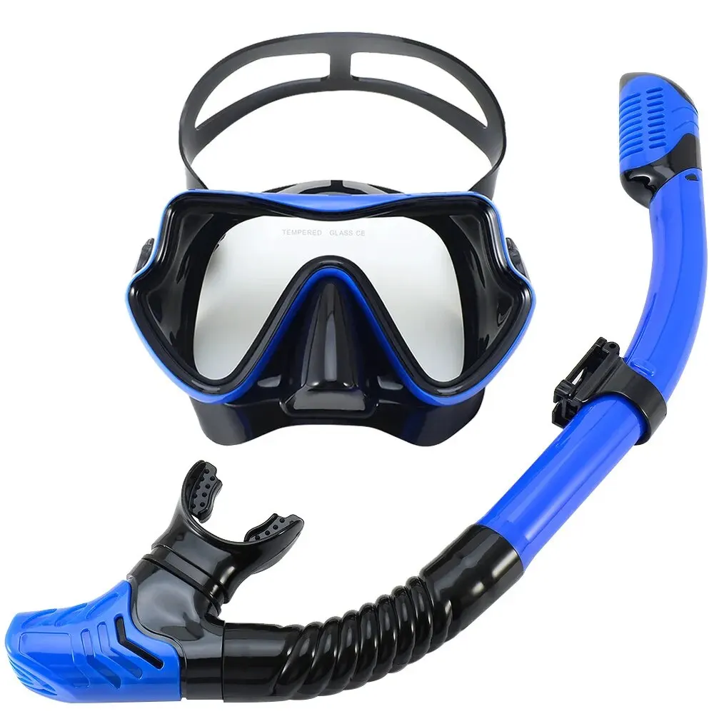 Panoramic View Tempered Glass Diving and Snorkeling Set